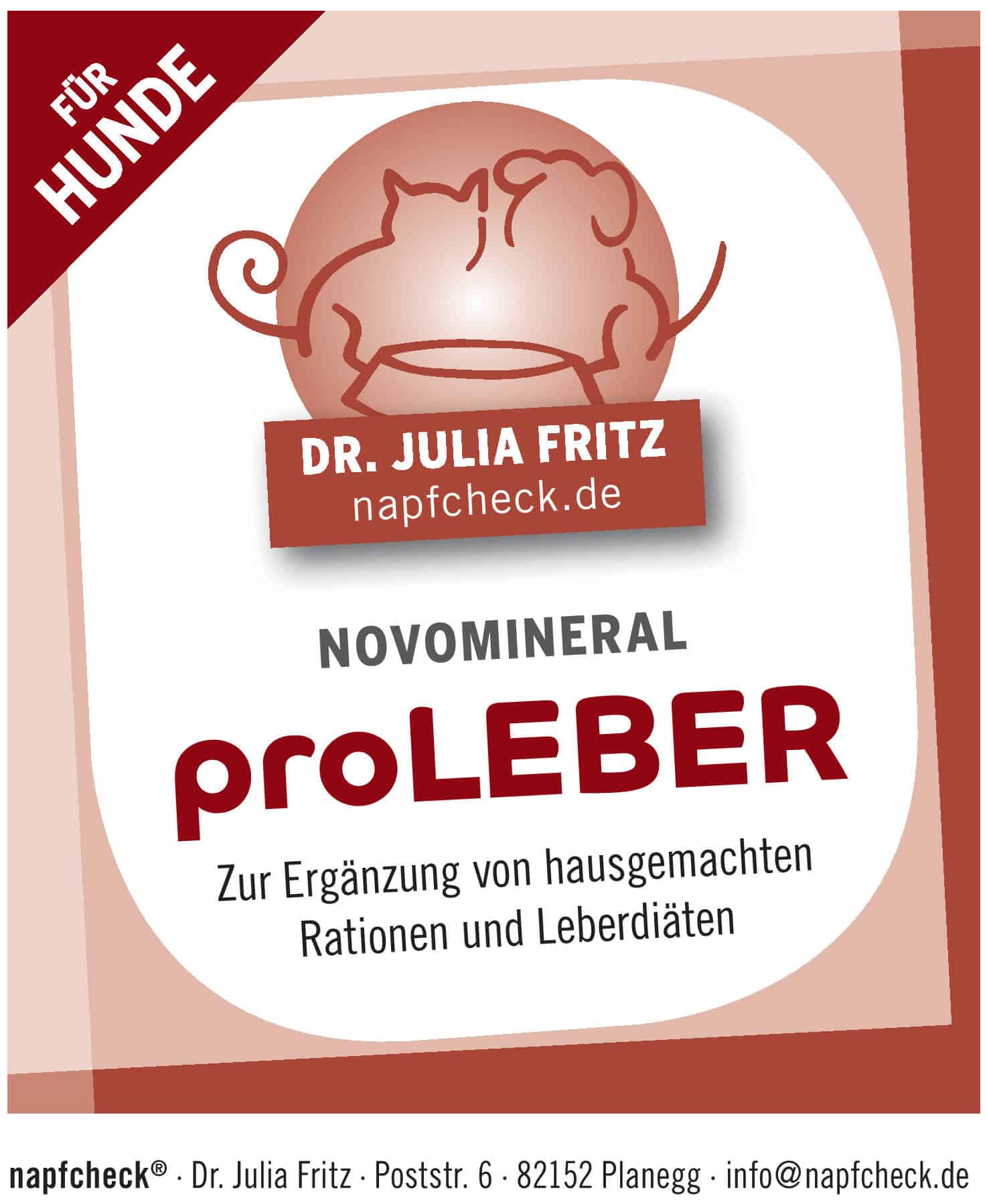napfcheck Novomineral proLEBER für Hunde