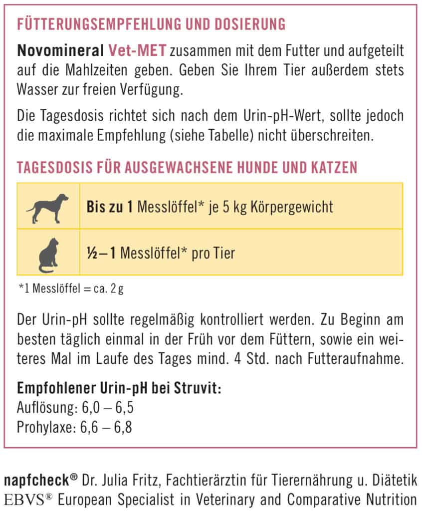 napfcheck Vet-MET für Hund Katze - napfcheck-shop.de