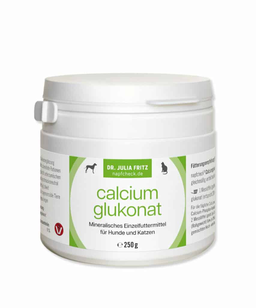Calciumglukonat für Hund und Katze - napfcheck-shop.de