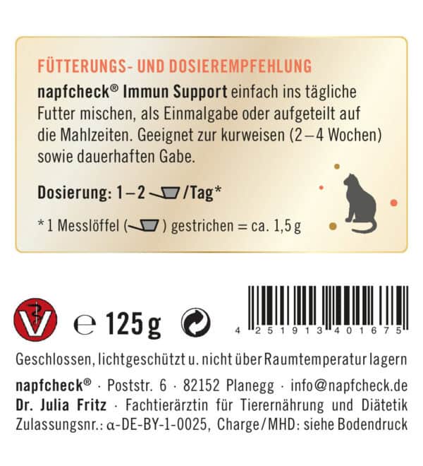 napfcheck Immun Support - für Katzen – Bild 5